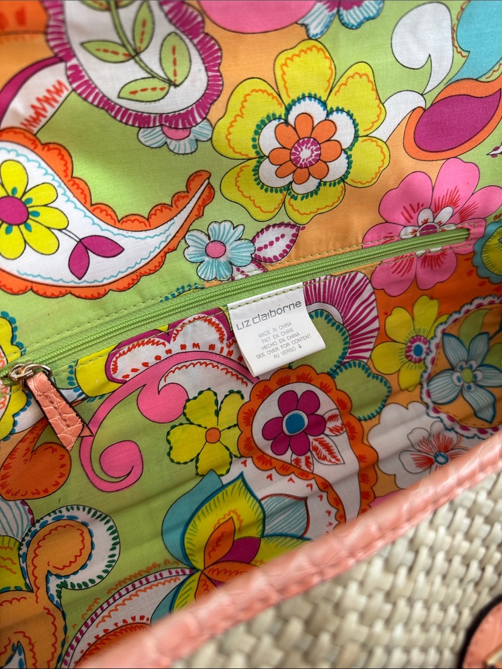 Vintage Liz Claiborne Great Expectations Y2K Barrel Shoulder Bag - Picture 4 of 7